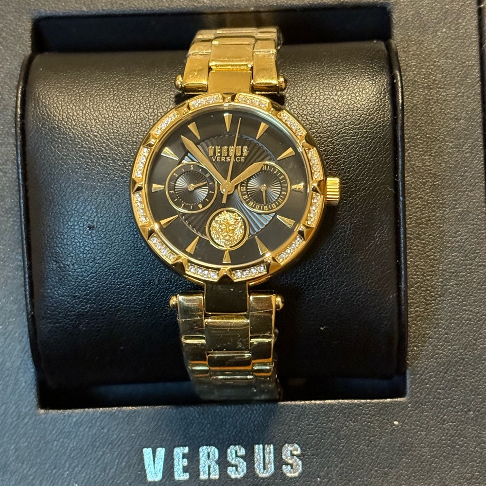 Versus Versace Gold and Black Watch